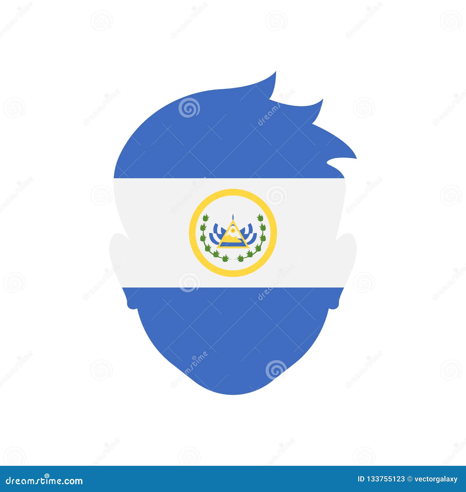 El Salvador Icon Vector Sign and Symbol Isolated on White Background, El  Salvador Logo Concept Stock Vector - Illustration of nature, liberty:  133755123