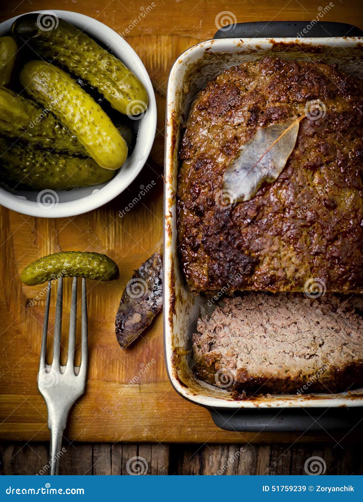 El Terrine Y Las Salmueras Franceses Imagen de archivo Imagen de