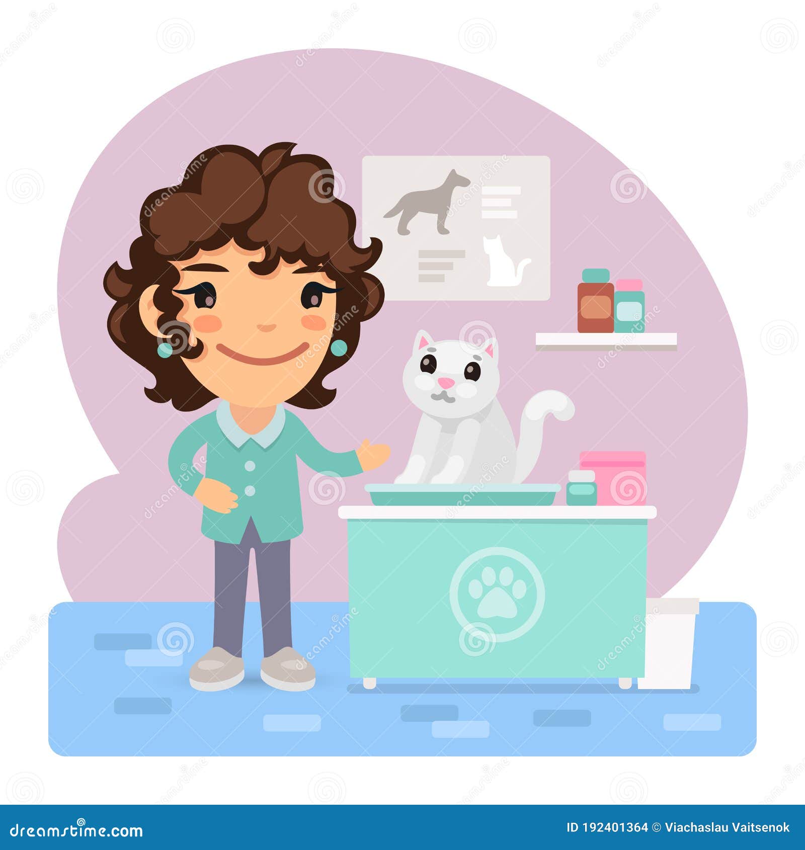 El Veterinario De Dibujos Animados Trata Al Gato Ilustración del Vector - Ilustración de equipo, tratamiento: 192401364 El Veterinario De Dibujos Animados Trata Al Gato Ilustración del Vector - Ilustración de equipo, tratamiento: 192401364
