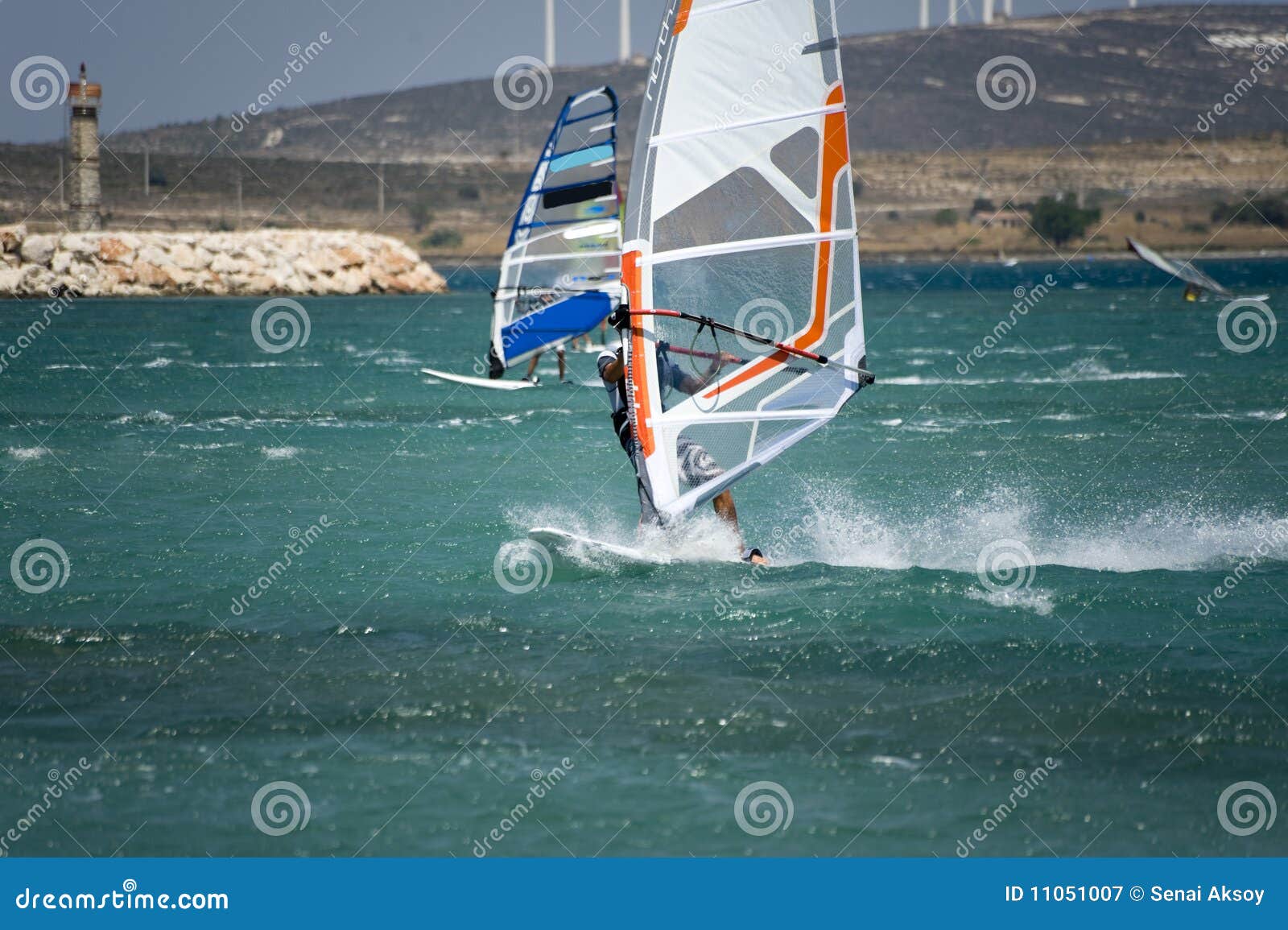 El Windsurfing en Alacati imagen de archivo. Imagen de lifestyle 11051007