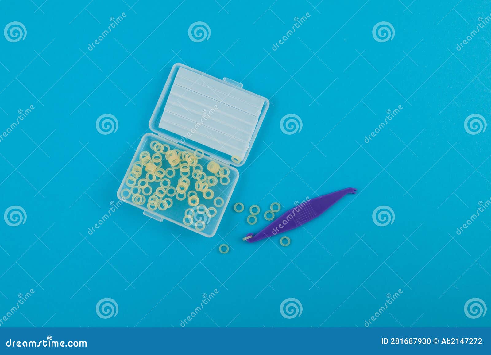 Elastic Bands for Braces for Correcting an Overbite and Orthodontic Wax