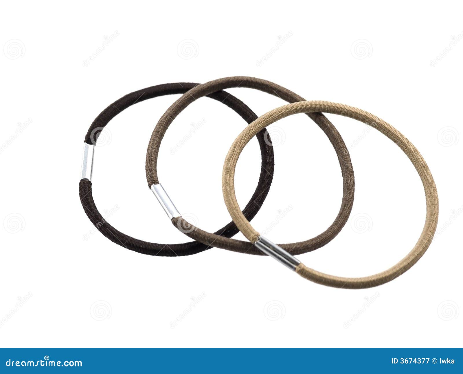 Elastic bands for hair stock image. Image of hairdresser 3674377
