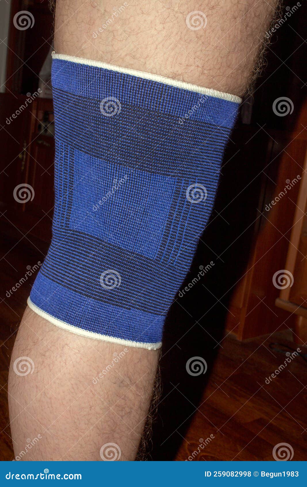 elastic knee brace.elastic bandage for the knee.elastic bandage background.