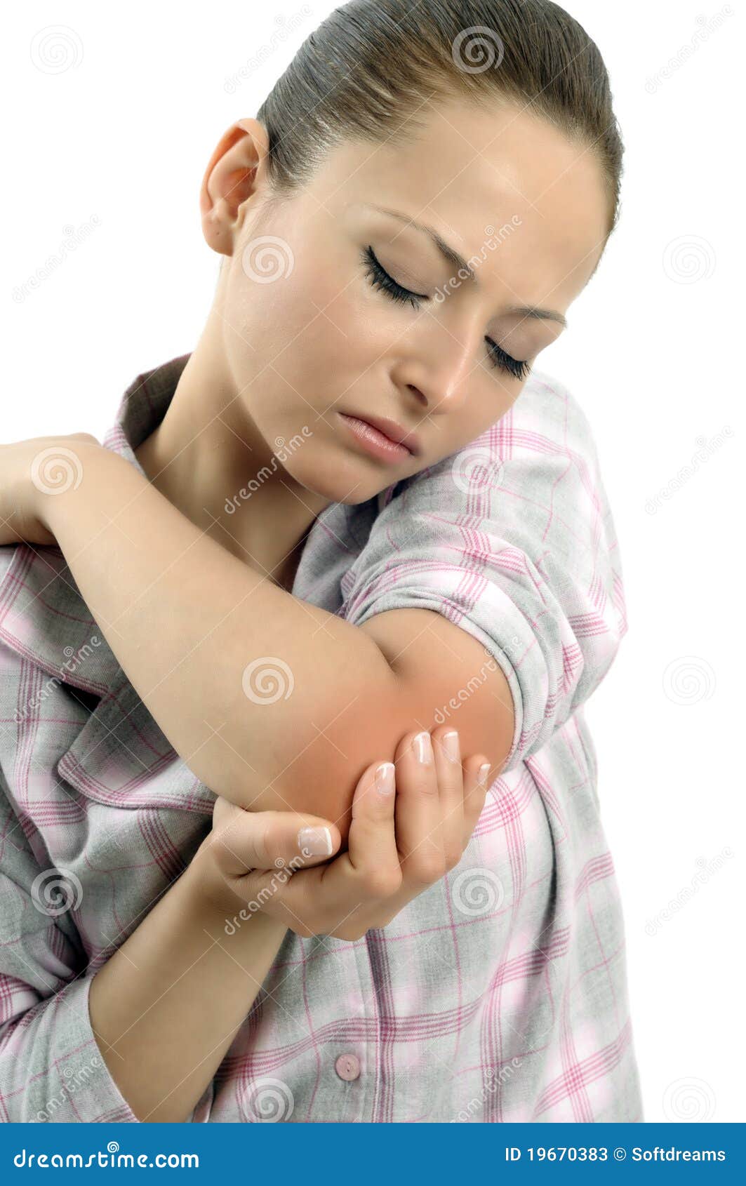 Elbow in Pain stock image. Image of epicondylus, elbow 19670383