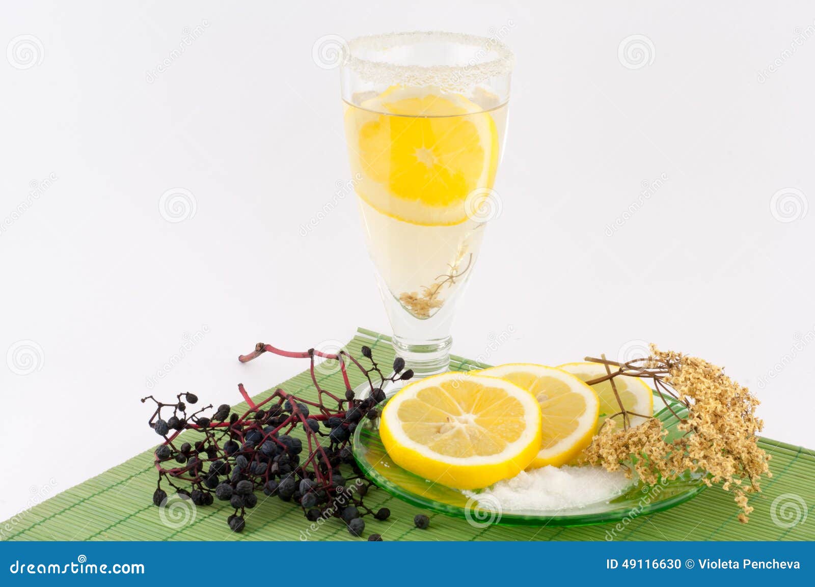 Elderberry Tea with Lemon stock photo. Image of eating 49116630