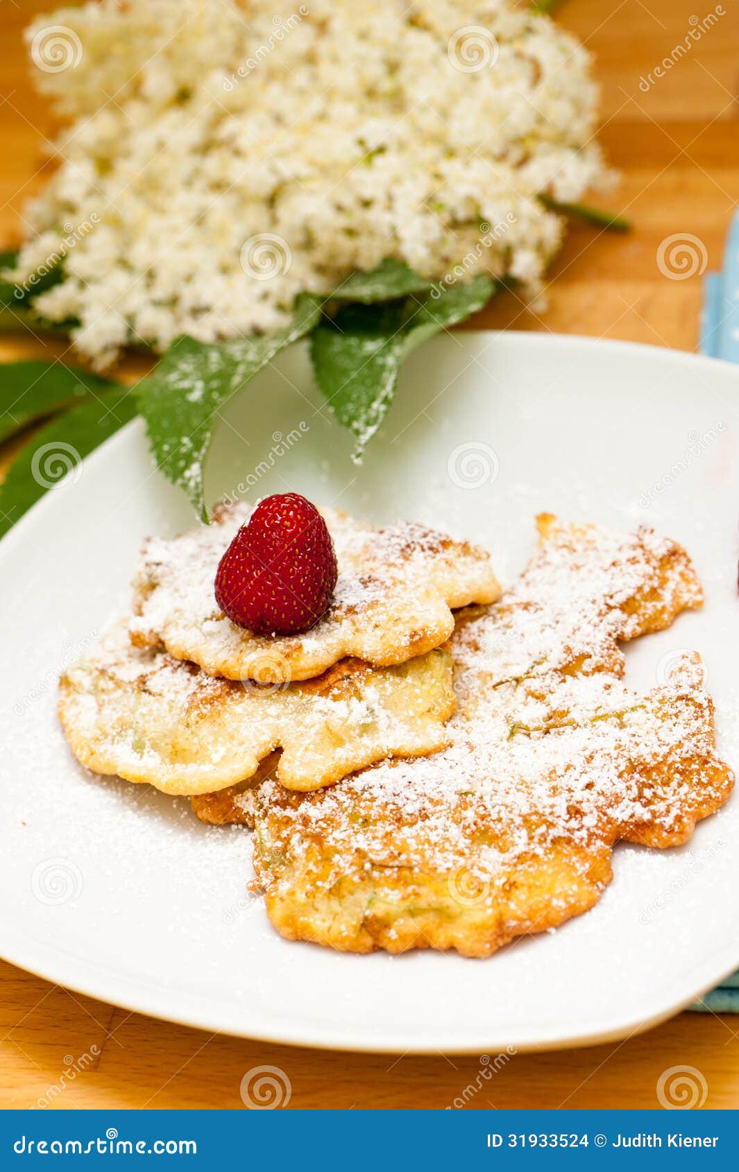 Elderflower Pancakes stock photo. Image of tasty, dessert 31933524
