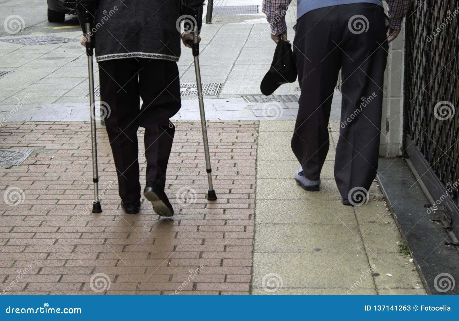 Elderly Gentlemen with Cane Stock Image - Image of gentlemen, cane ...