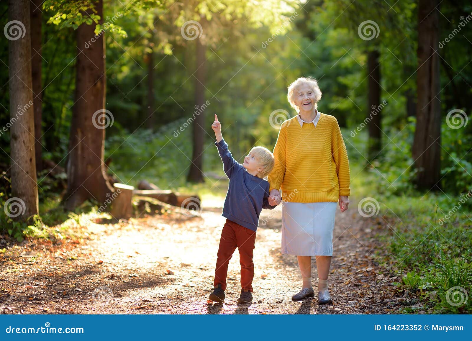 Grandma And Grandson In Love