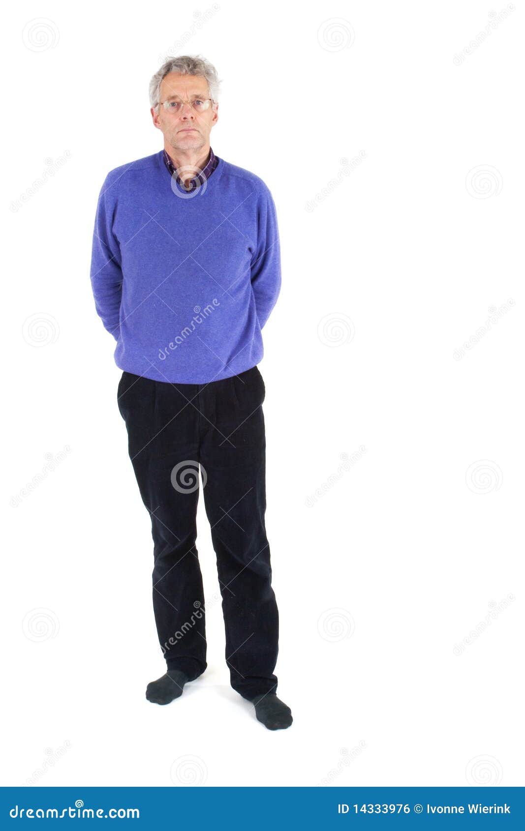 Elderly man stock photo. Image of standing, elderly, portrait 14333976