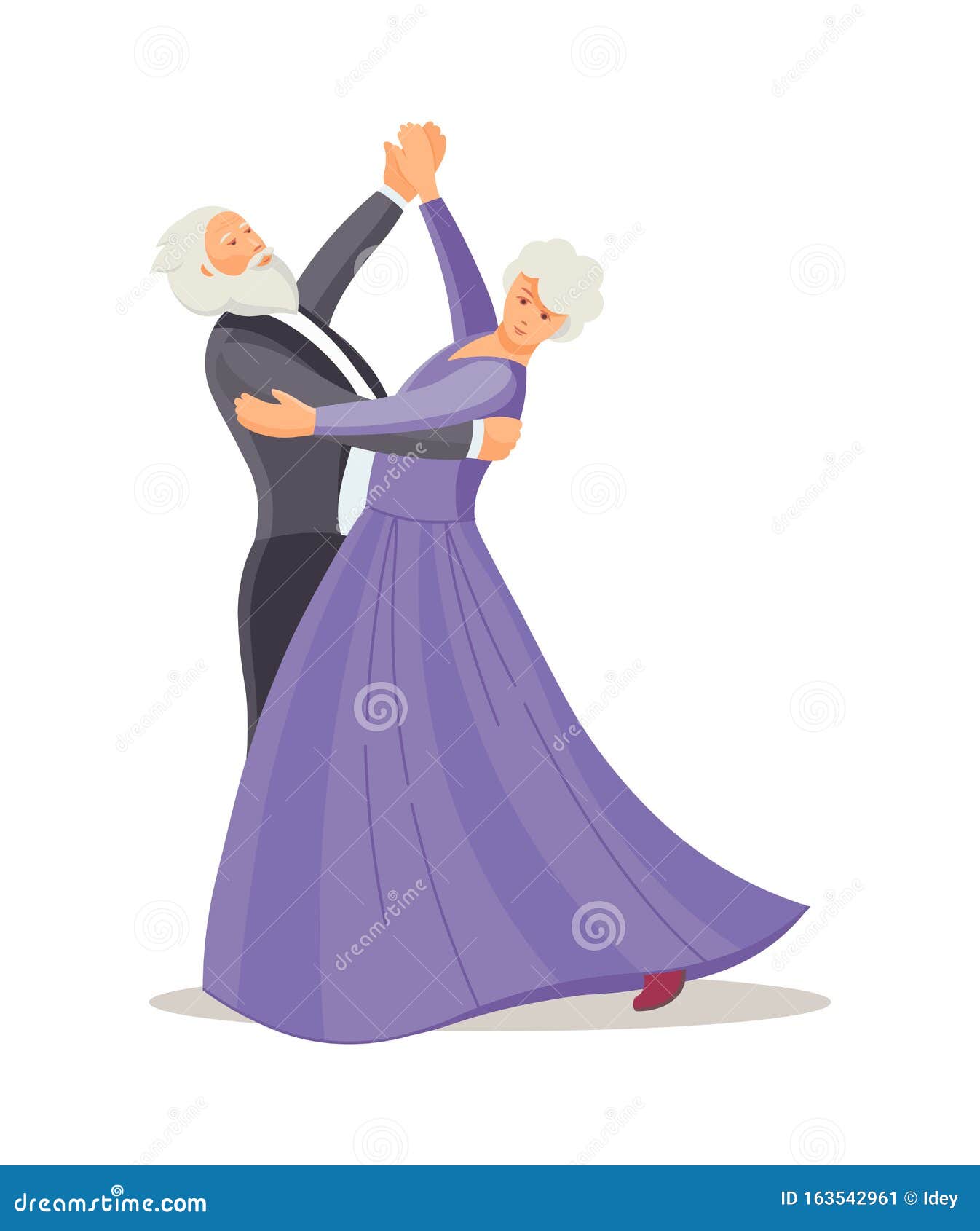 Person people vector illustration dance party woman and man. Happy