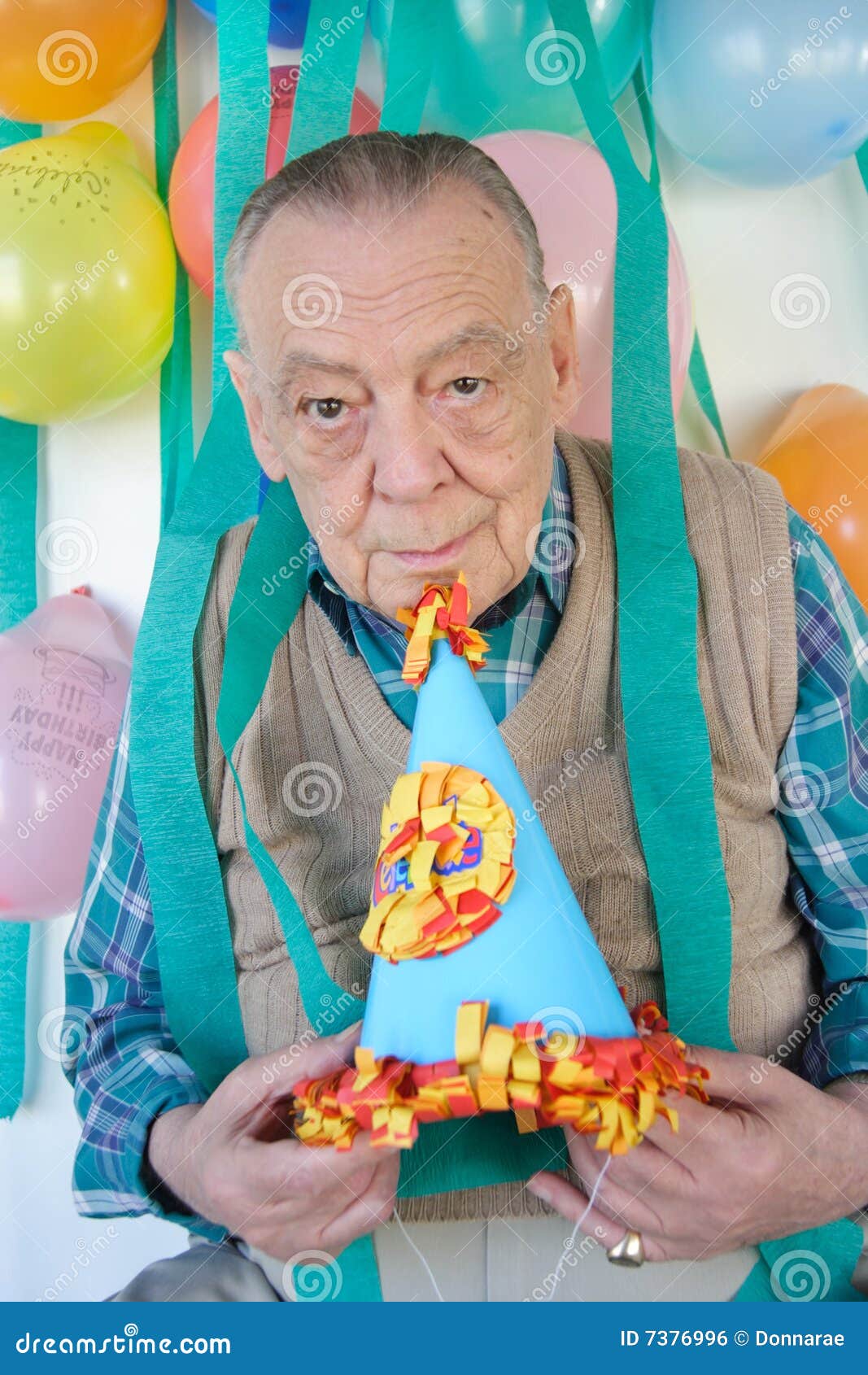  Elderly  Mans Birthday  Party  Stock Photo Image 7376996