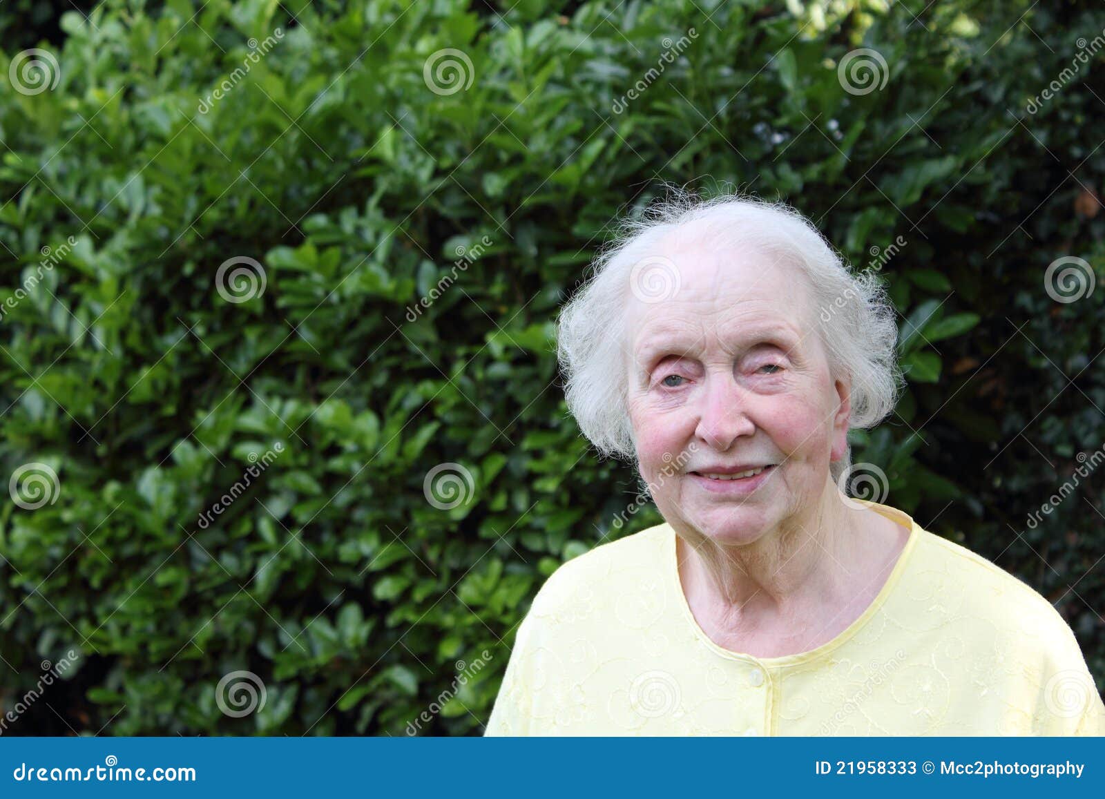 Elderly woman smiles stock image. Image of female, elderly - 21958333