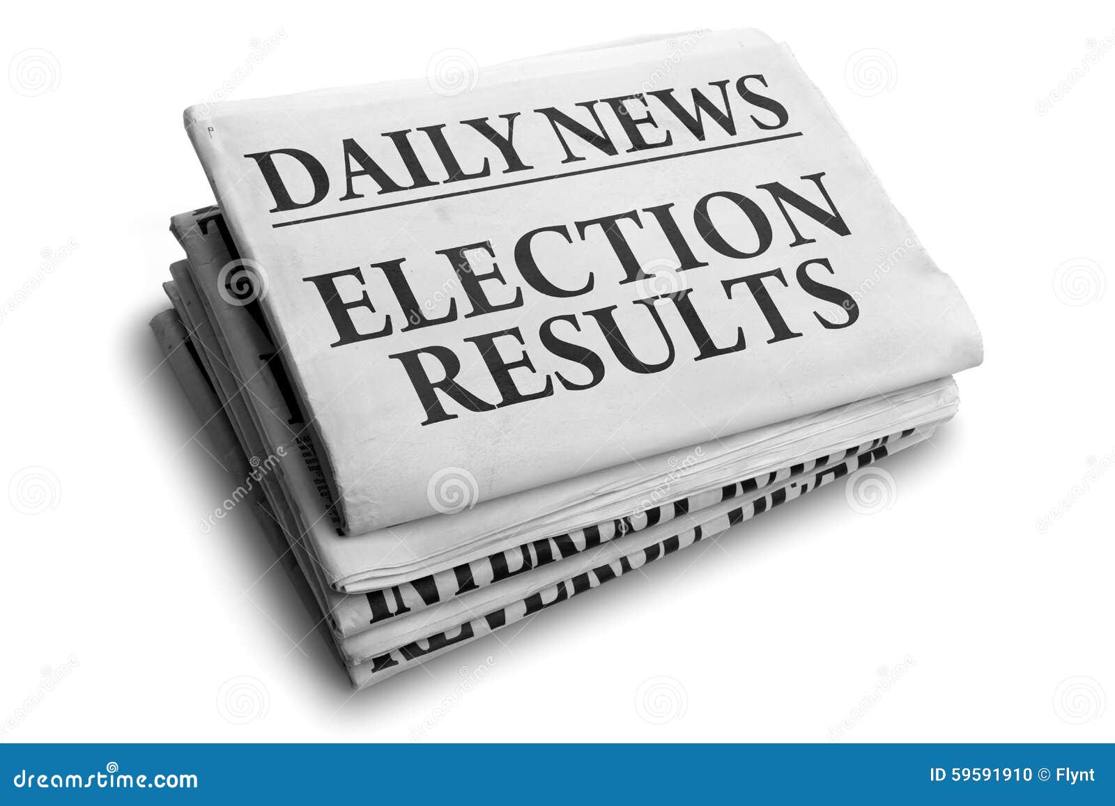 election results daily newspaper headline