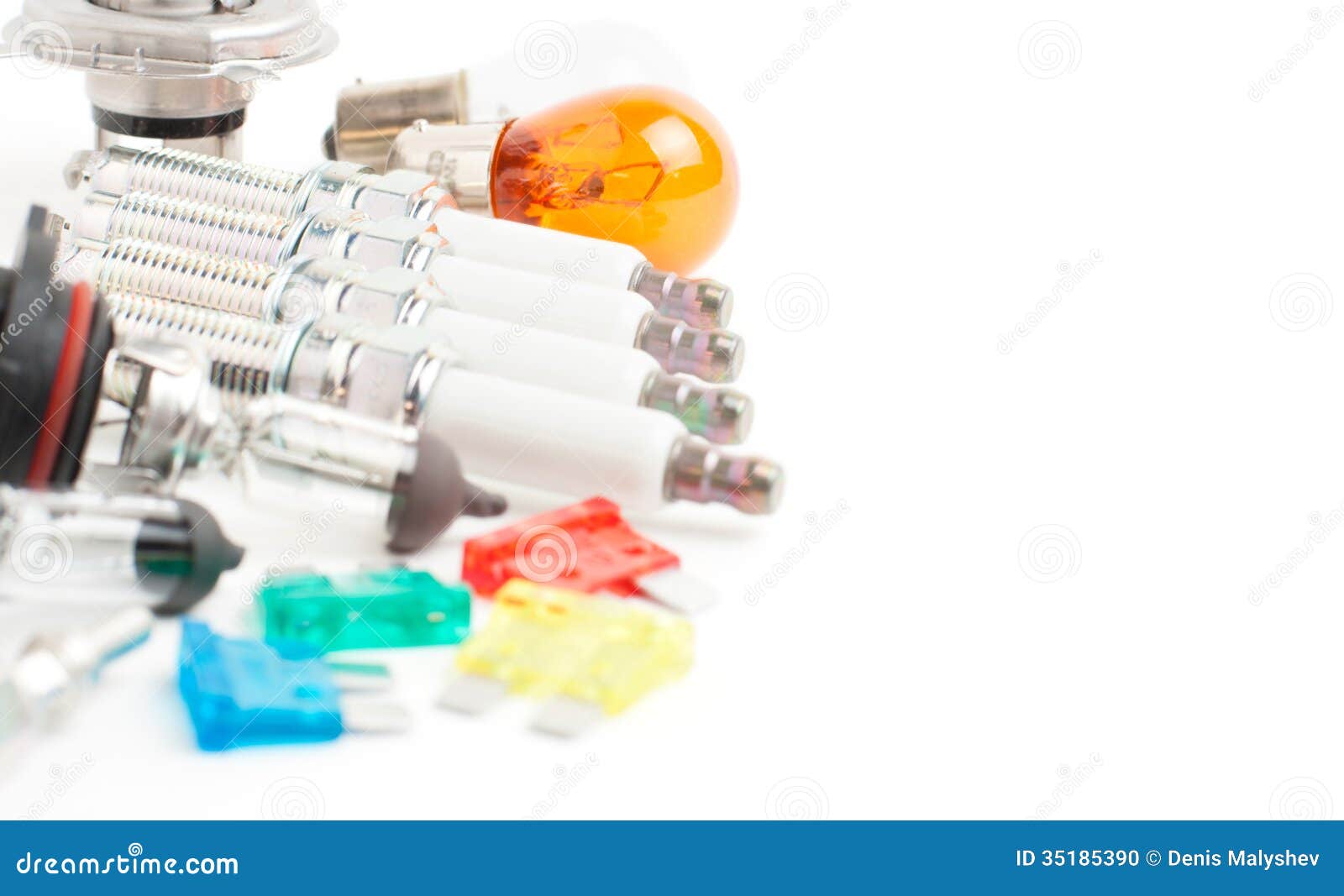 Electric Auto Parts Background Stock Photo Image 35185390