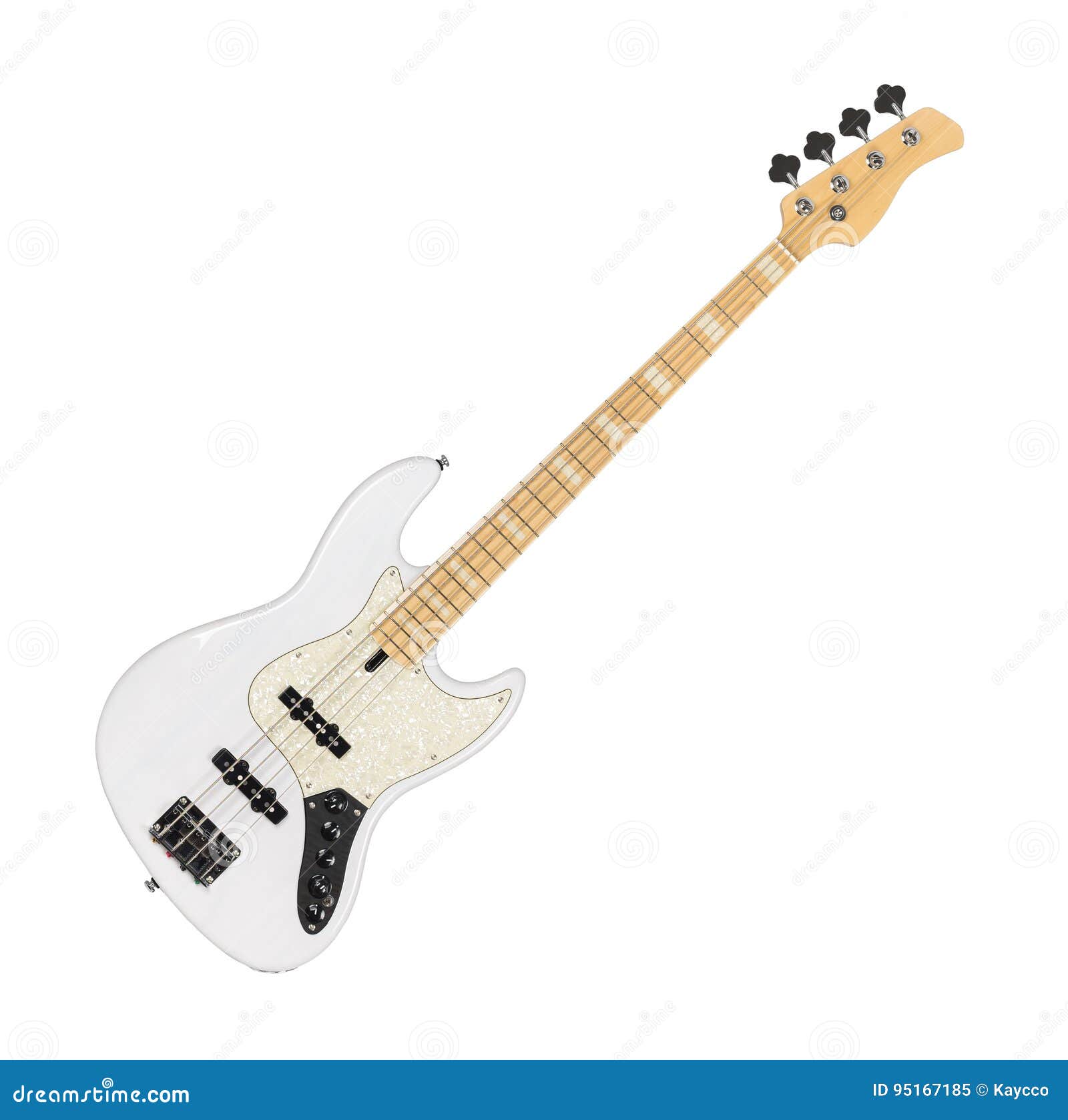 Electric Bass Guitar stock image. Image of metal, jazz 95167185