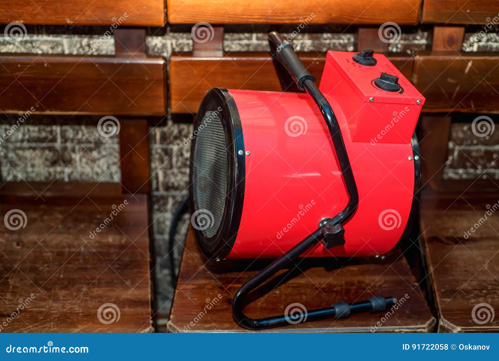Electric blow heater stock photo. Image of black, electric 91722058