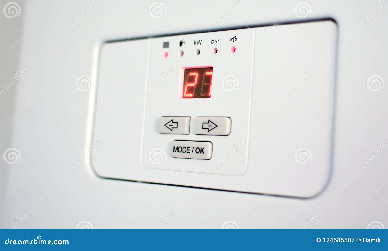 Electric Boiler Control Panel Stock Image Image of heat, appliance