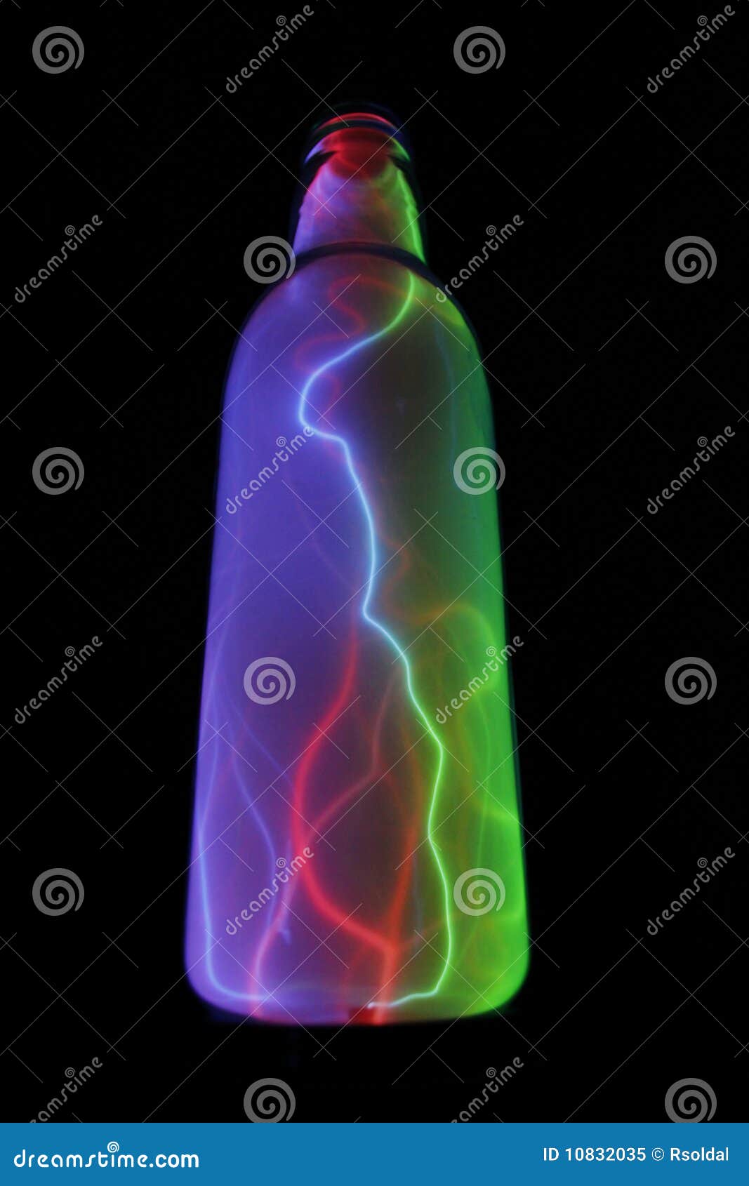 Electric bottle stock image. Image of lightening, light 10832035