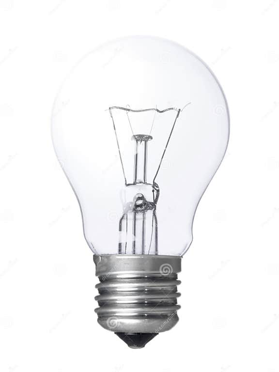 Electric bulb isolated stock photo. Image of light, lamp 2471646