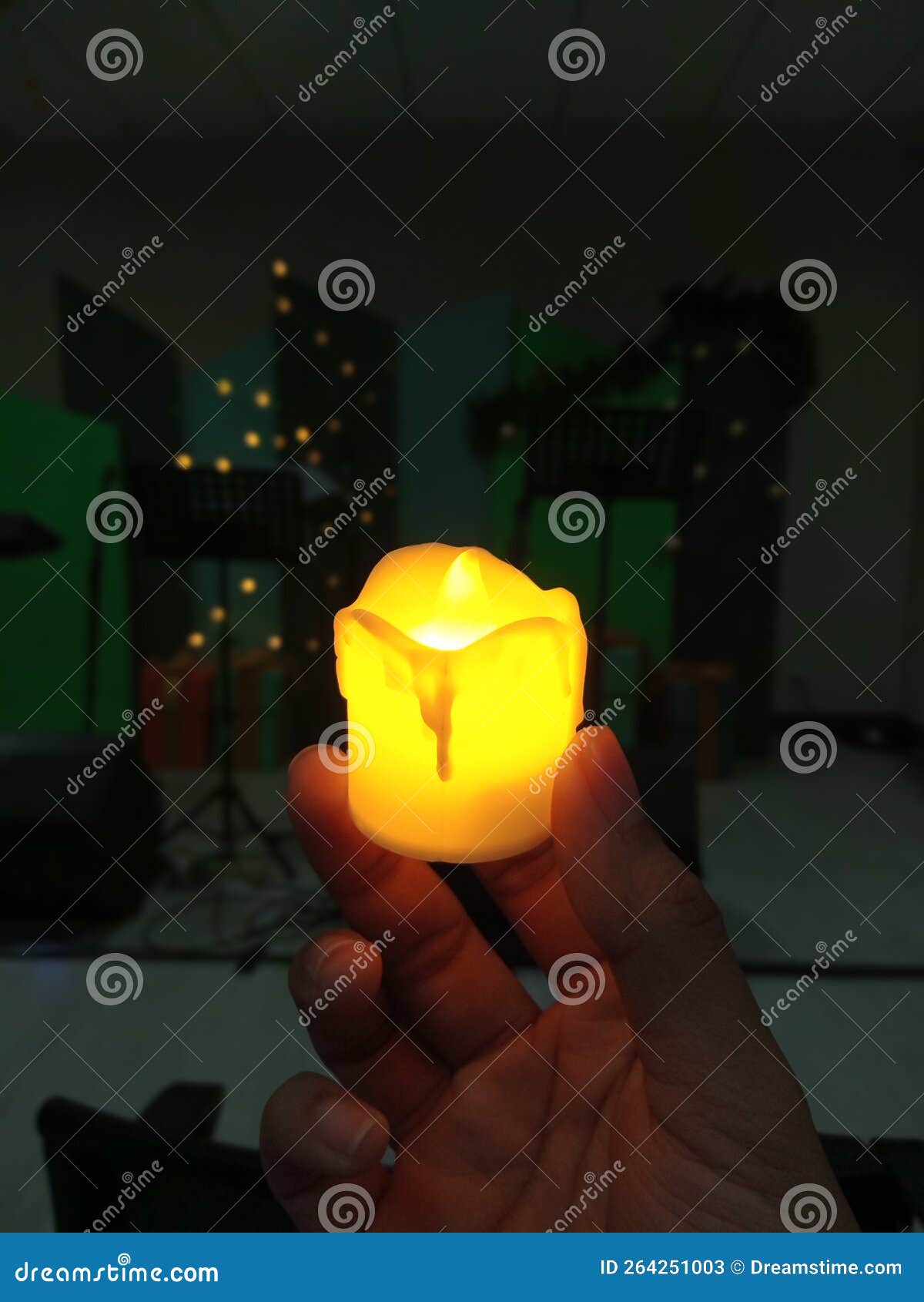 Electric Candle without Smoke Stock Image Image of candle, smoke