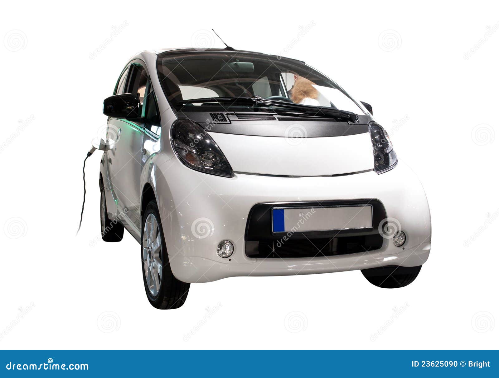 Electric Car stock photo. Image of isolated, electicity 23625090