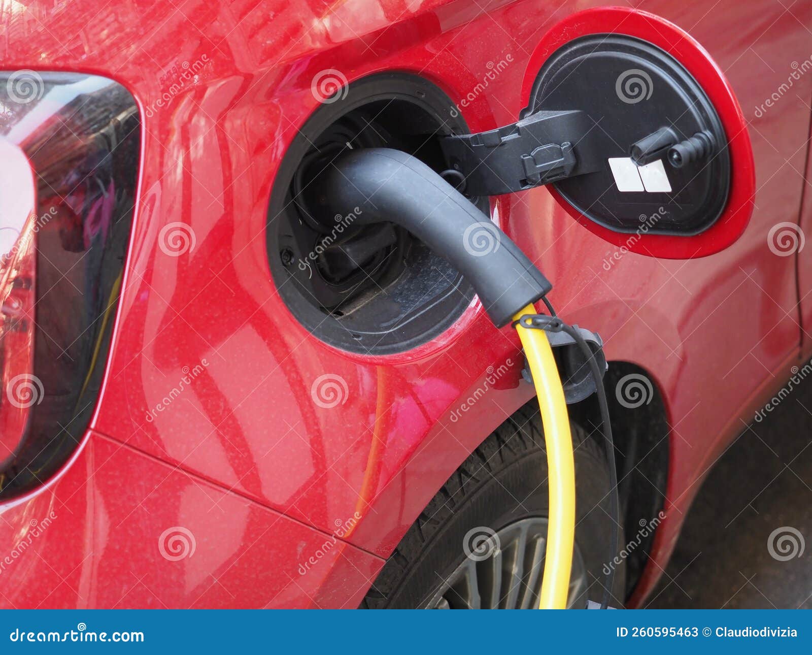 Electric Car Charging Station Stock Image Image of transport