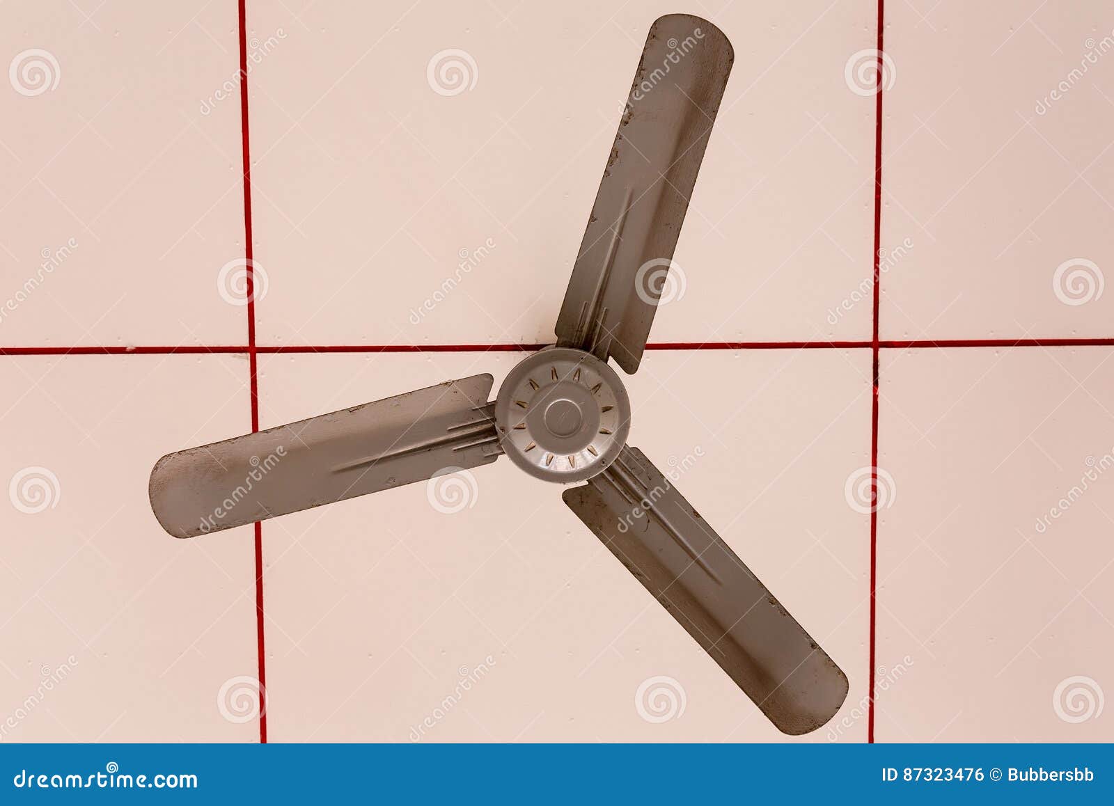 Electric Ceiling Fan Over A Canopy On An Event Stock Photo