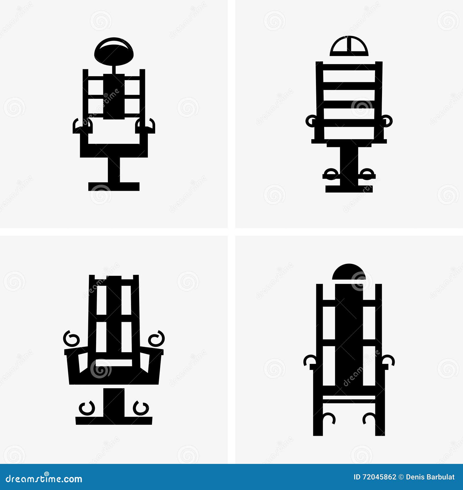 Electric Chairs stock vector. Illustration of object 72045862