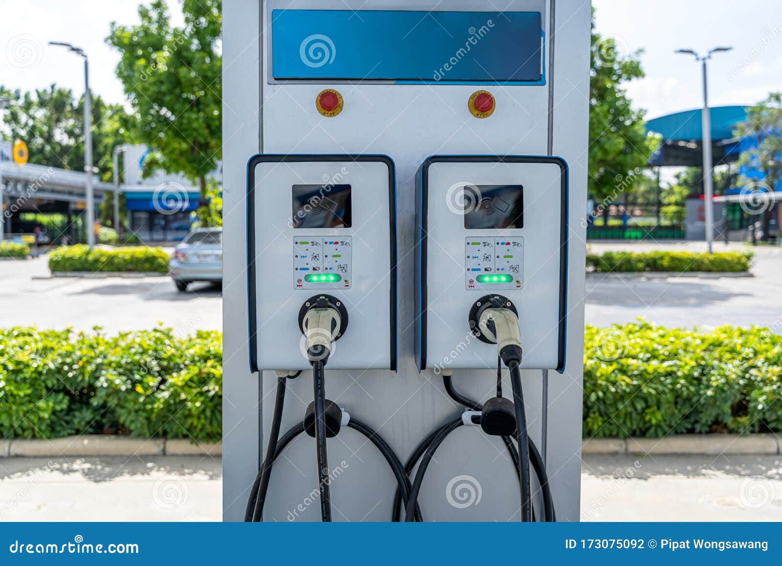Electric Charge Stations for Electric Cars Stock Photo Image of fuel