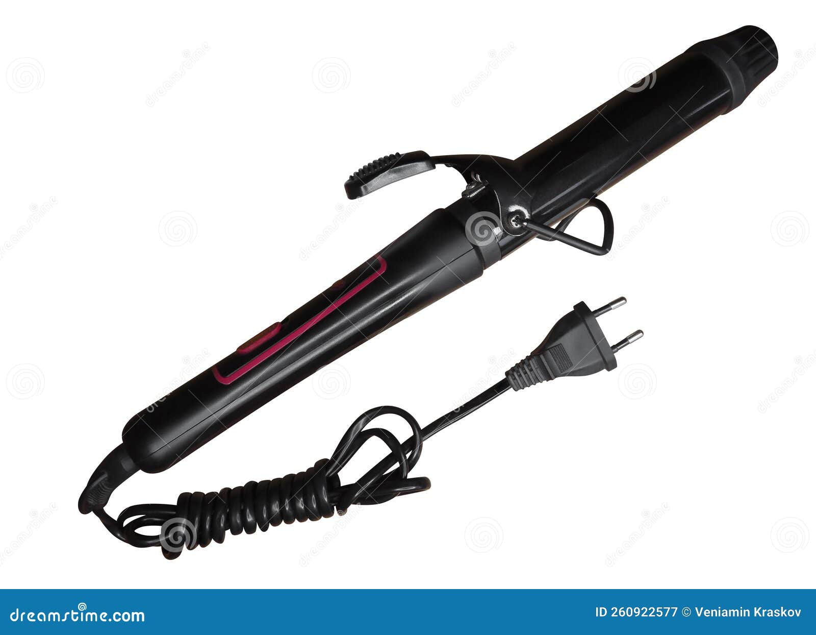 Electric curling iron stock image. Image of clipping 260922577
