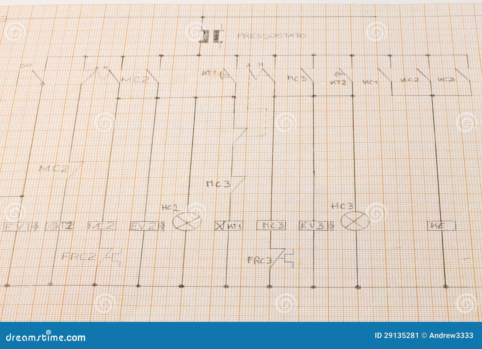 Electric diagram stock image. Image of industry, technician - 29135281