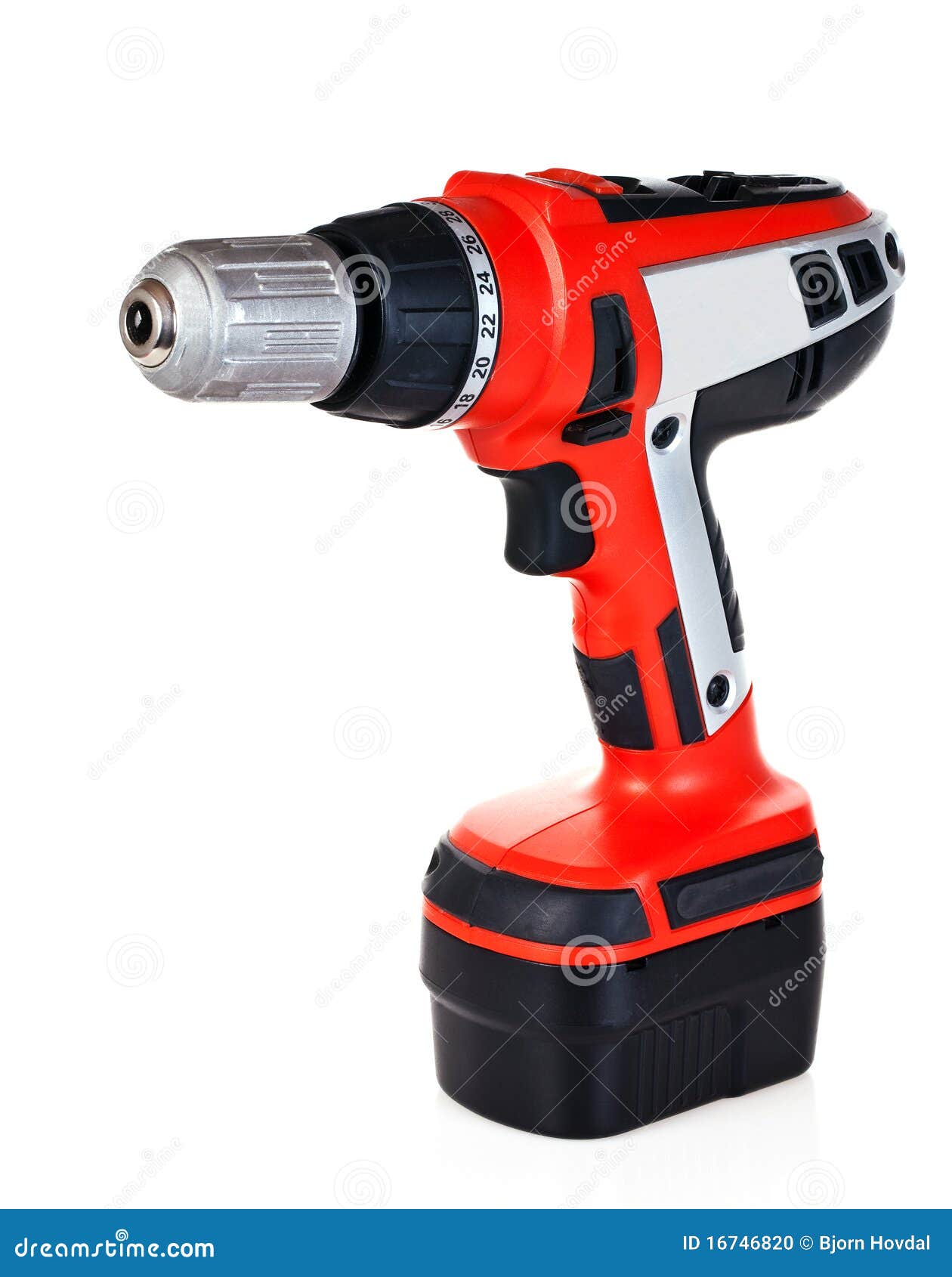 Electric drill stock photo. Image of chuck, improvement - 16746820