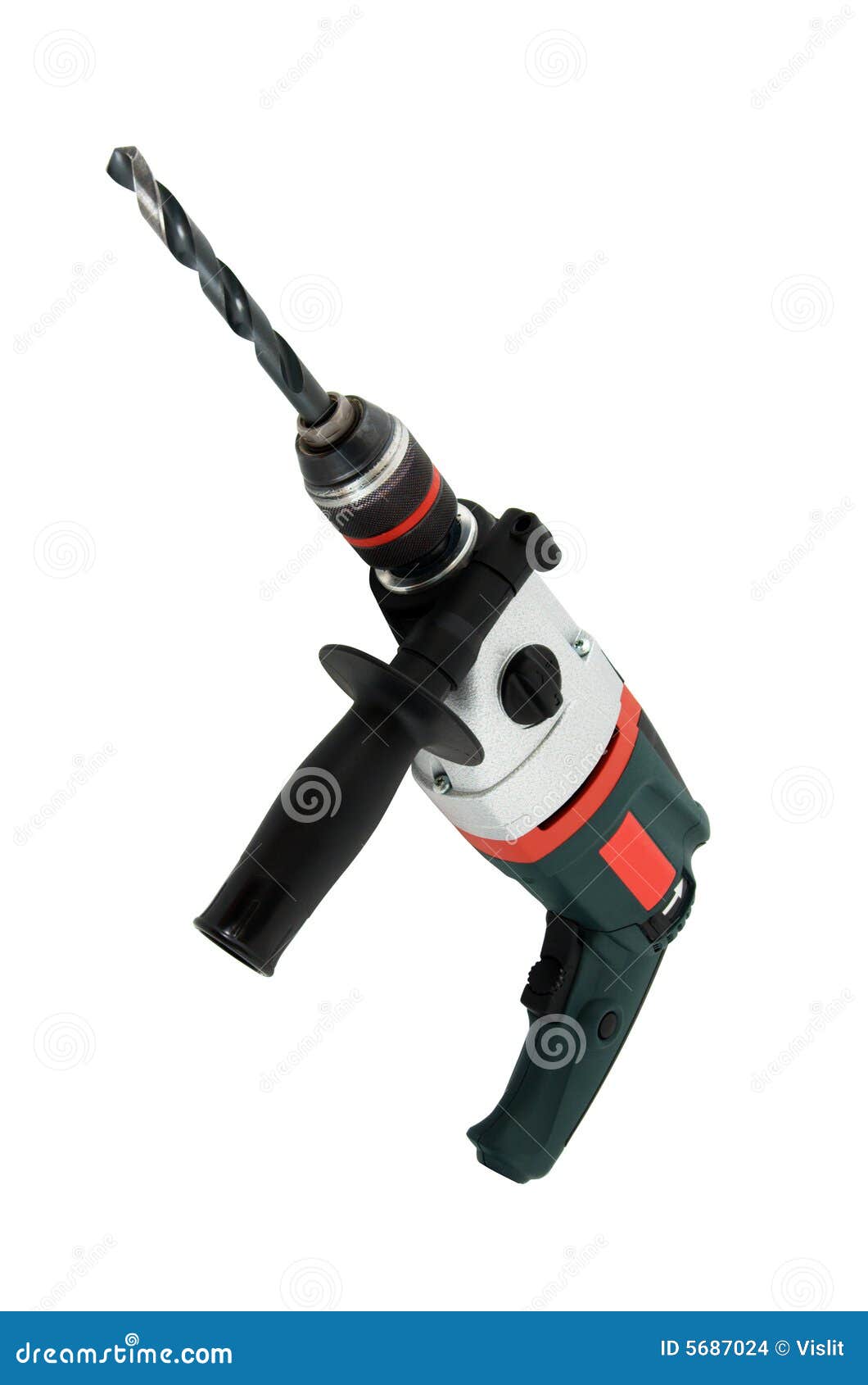 Electric drill stock photo. Image of constructive, machine 5687024