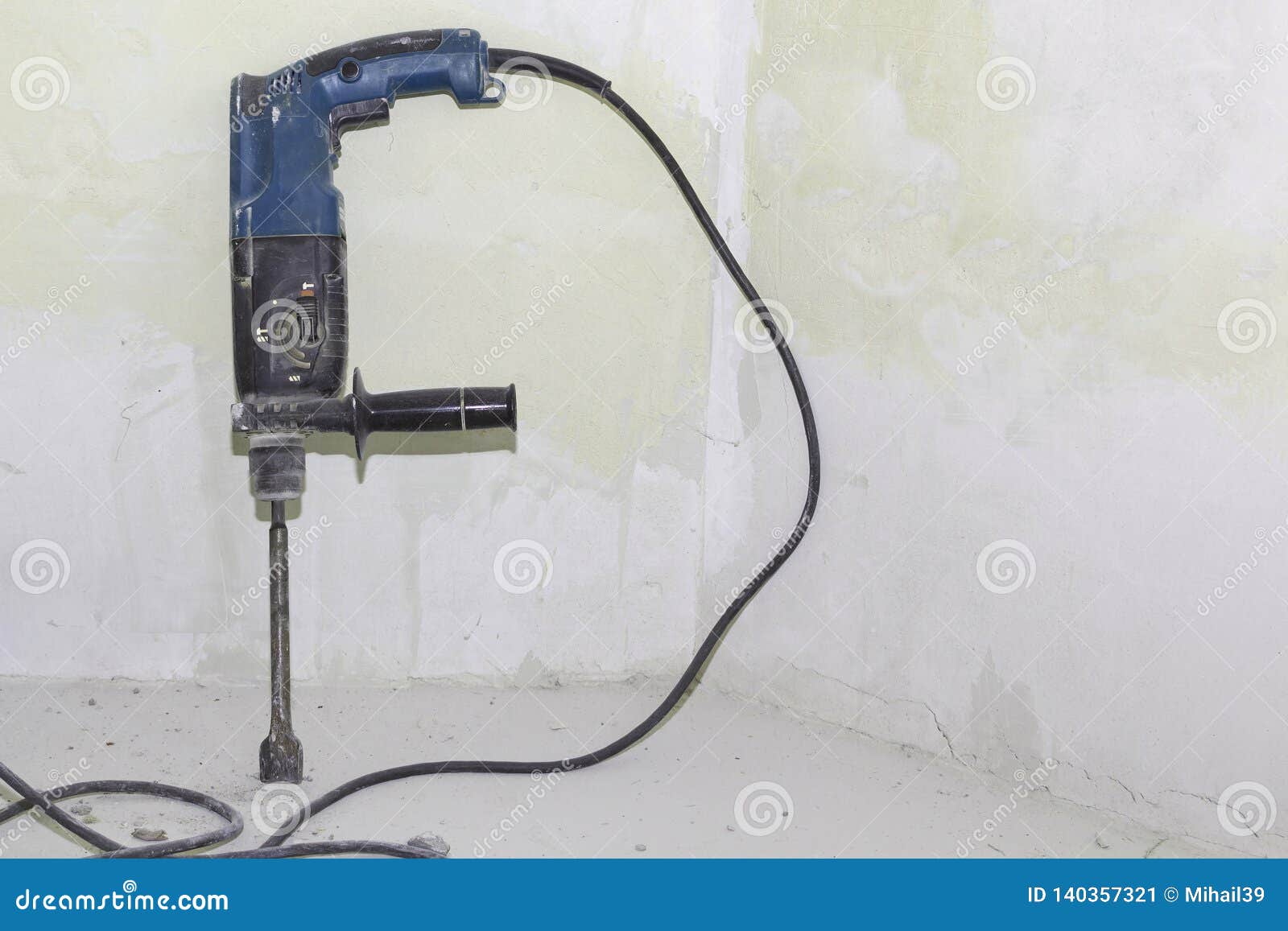 Electric Drill, Perforator, Repair in the House Stock Image Image of