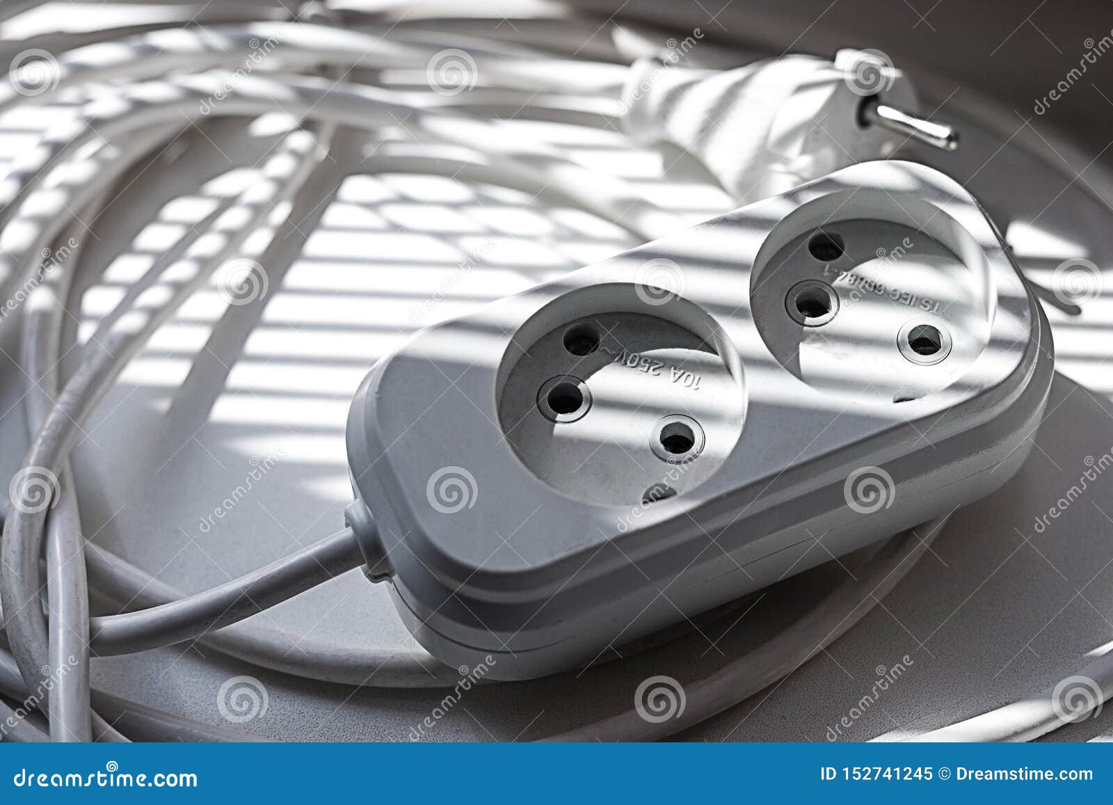 Electric Extender in the Sun Stock Image Image of reservoirs, metal