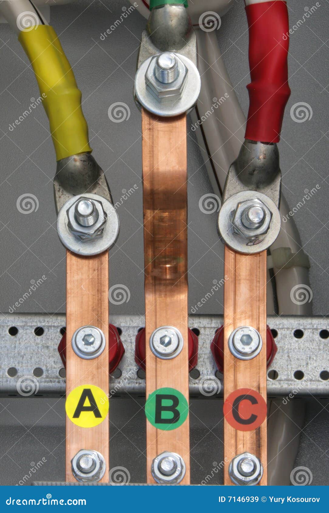 Electric feeder stock image. Image of volts, copper, isolated 7146939