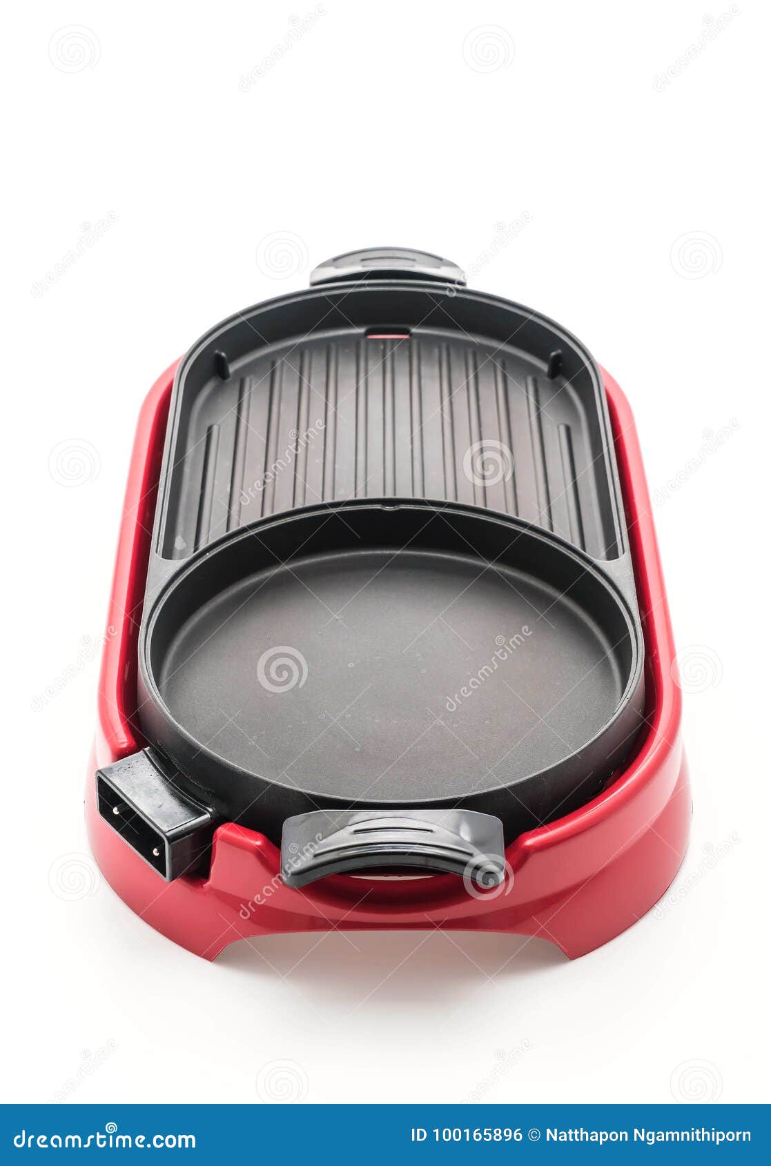 Electric grill on white stock photo. Image of object 100165896