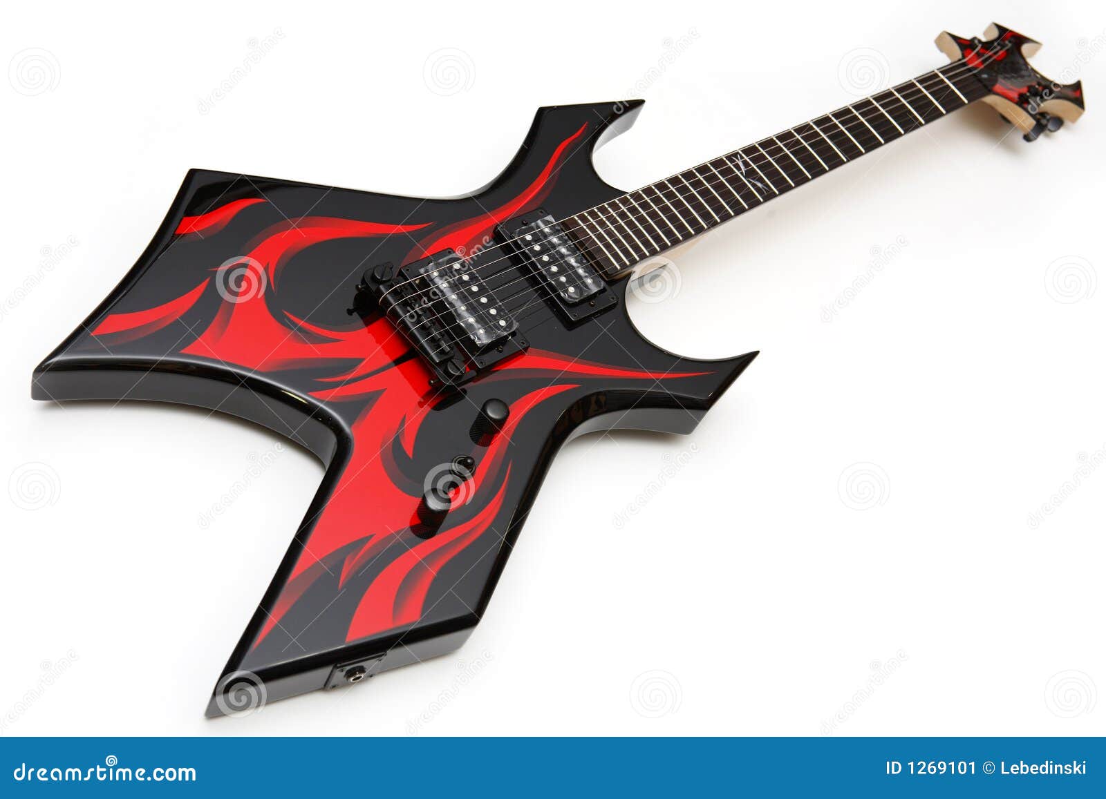 Electric guitar stock image. Image of wooden, jazz, musical 1269101