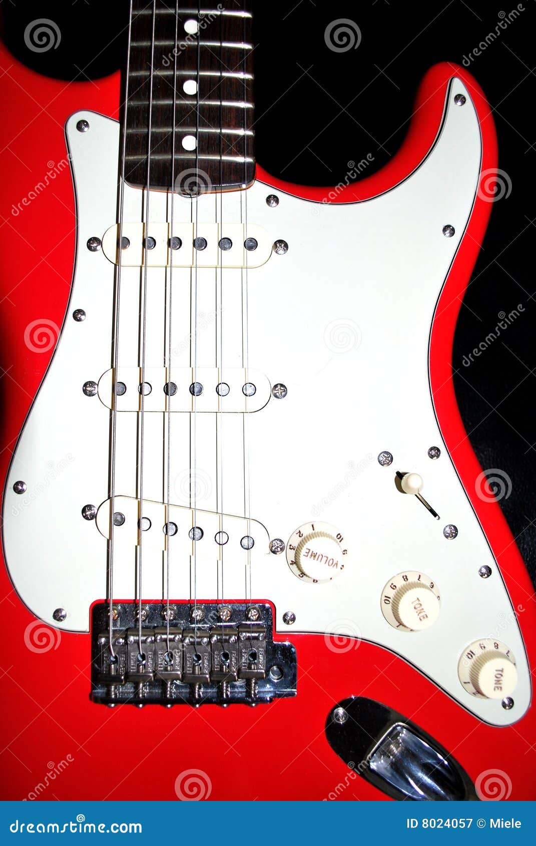 Electric guitar stock image. Image of closeup, instrument 8024057