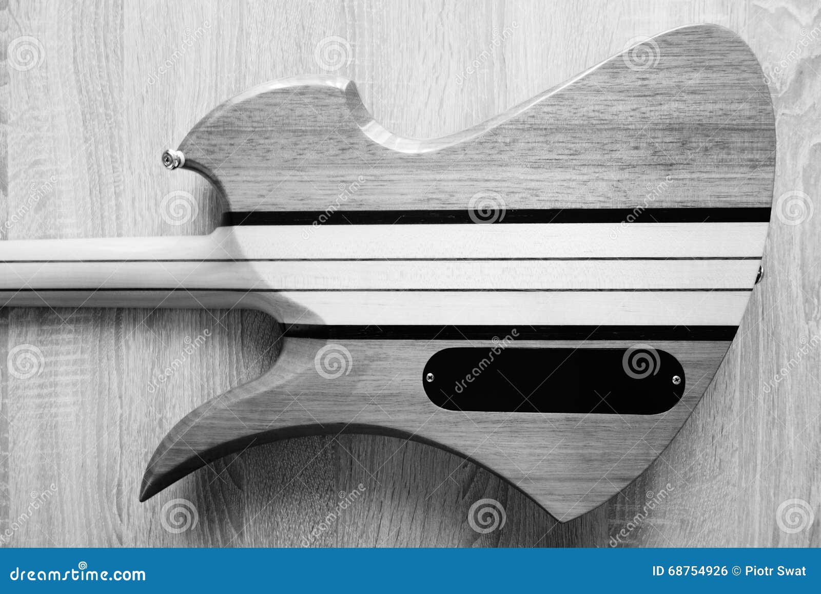 Electric guitar back stock photo. Image of design, original 68754926