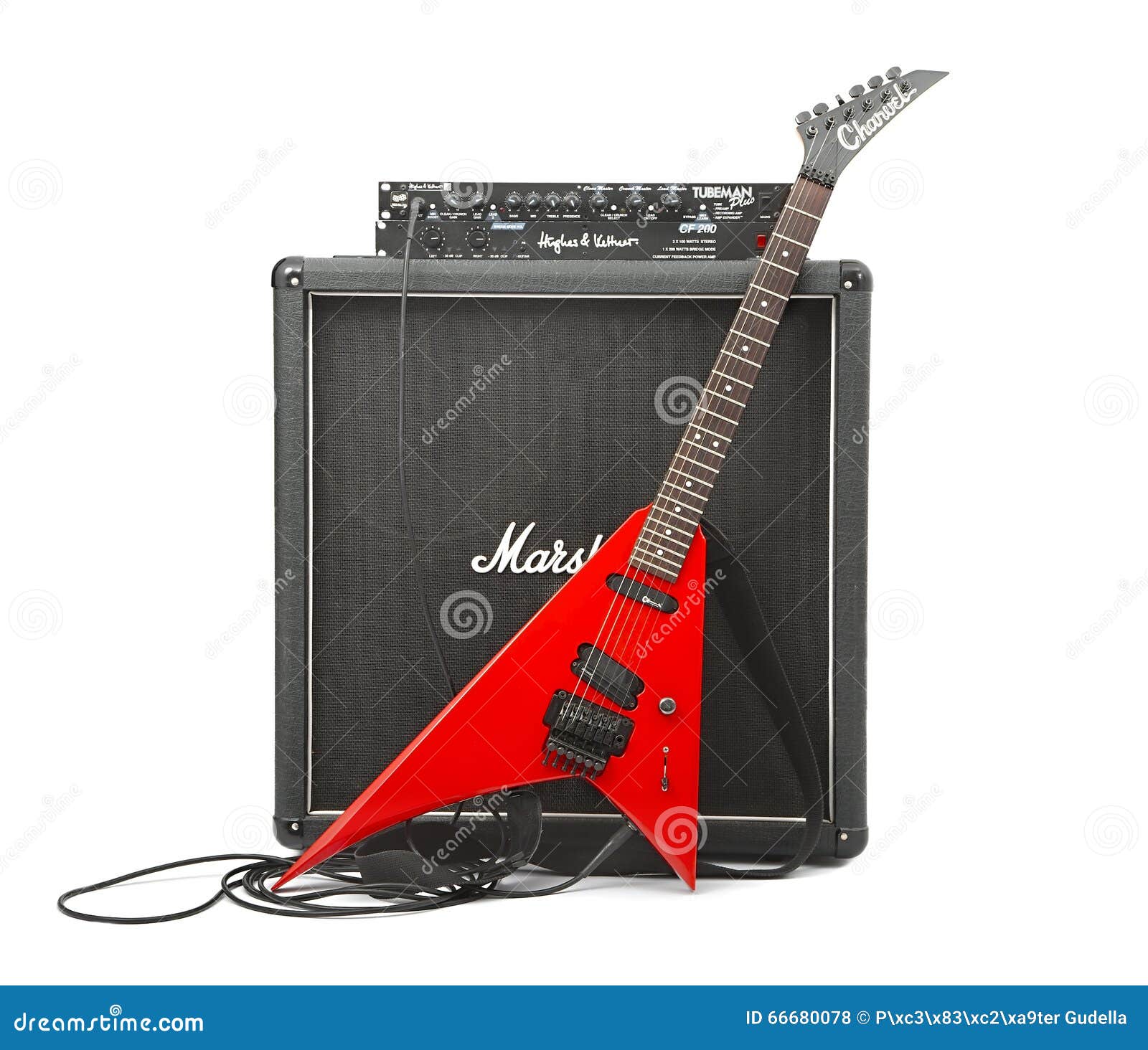 koffie Betasten Interactie Electric Guitar Equipment, Preamp, Power Amp, Cabinet Editorial Stock Photo  - Image of cabinet, jackson: 66680078