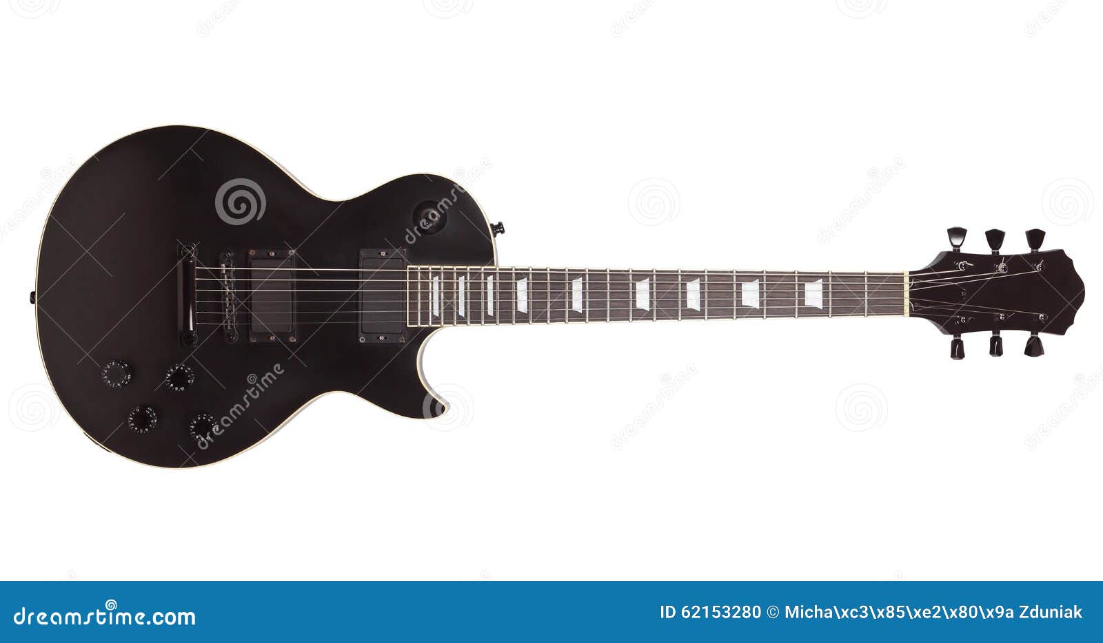 Electric guitar Les Paul stock photo. Image of instrument 62153280