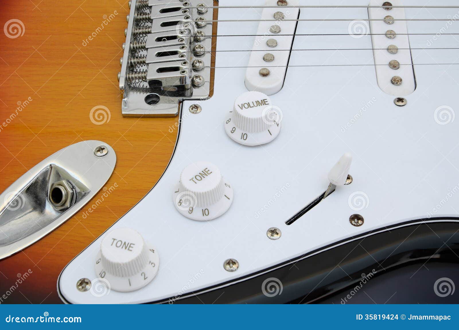 Electric guitar switches stock photo. Image of song 35819424