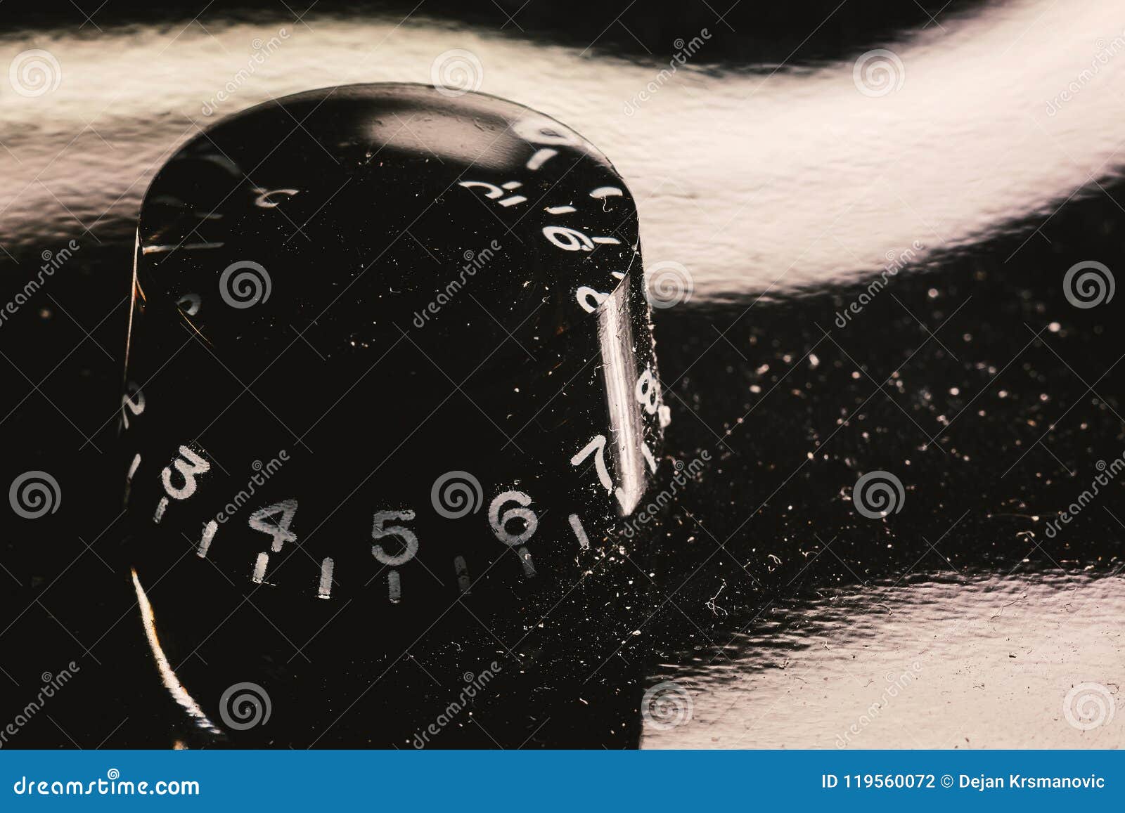 Electric Guitar Volume Knob Stock Photo Image of object, device