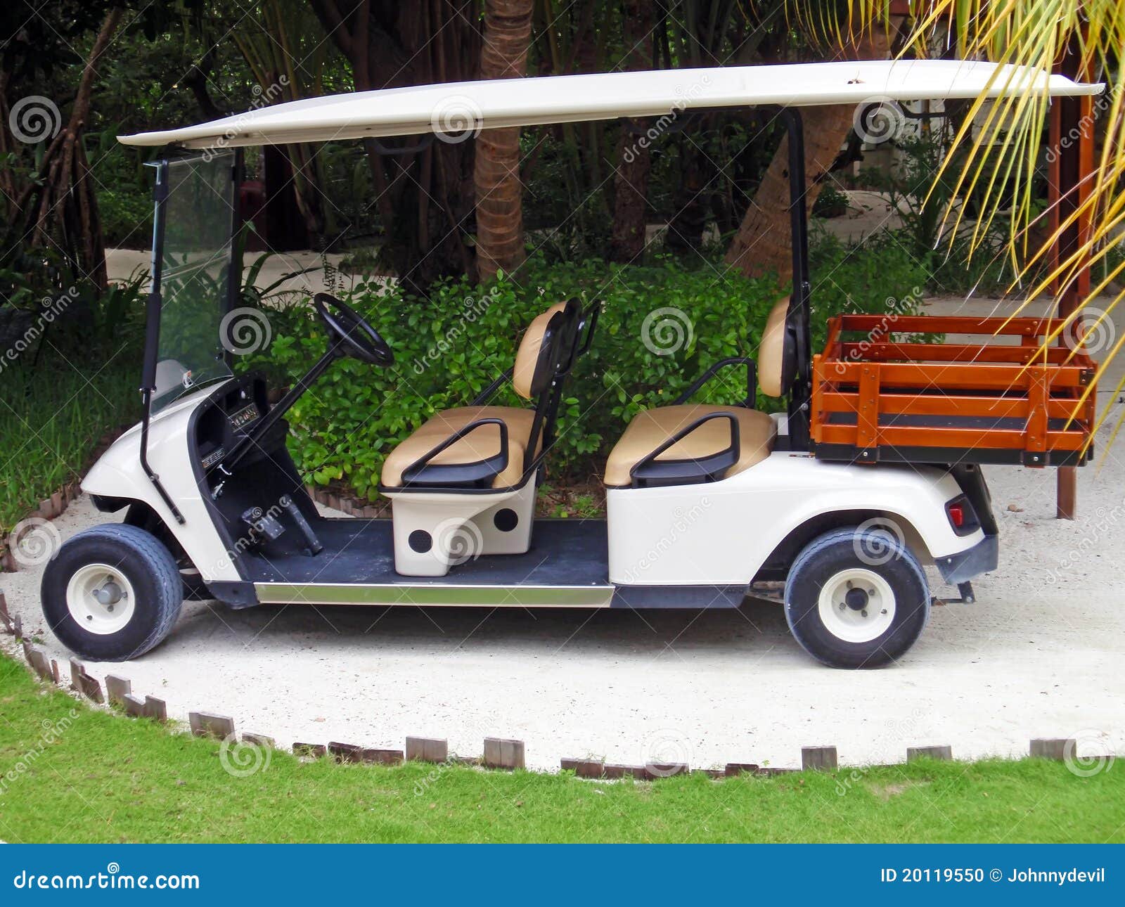 Electric Hotel Delivery Car Stock Photo Image of asian, cart 20119550