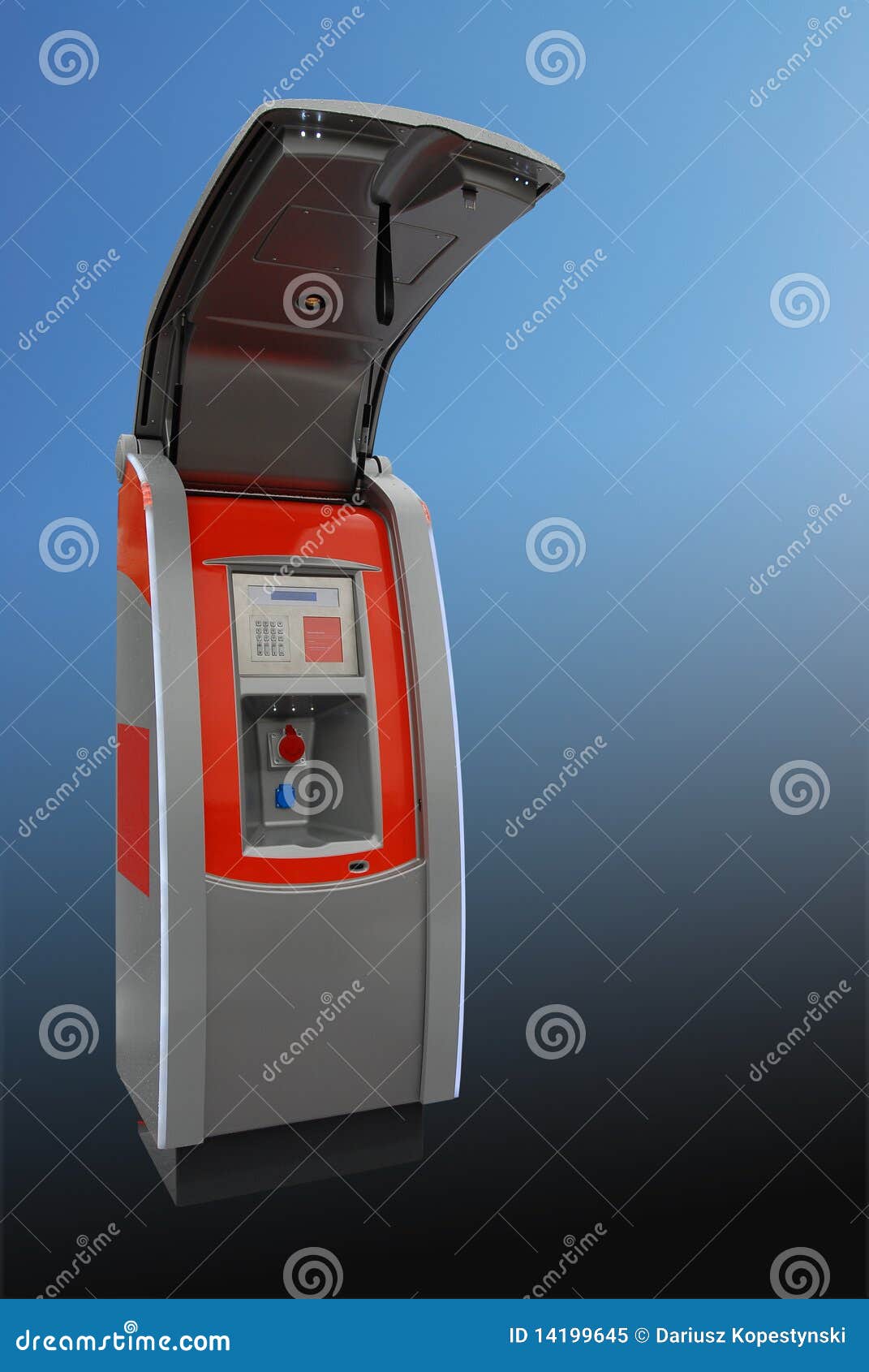 Electric Hub on Gas Station Stock Image Image of auto, friendly 14199645