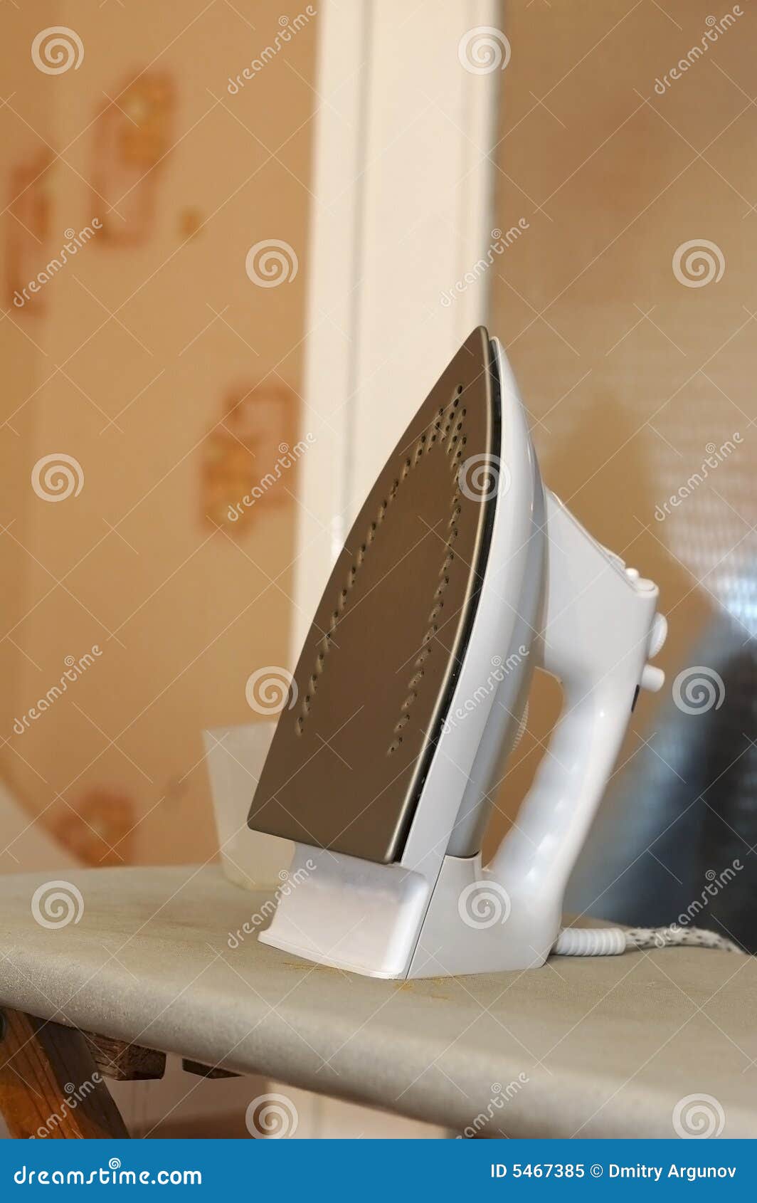 Electric iron stock image. Image of electronic, power 5467385