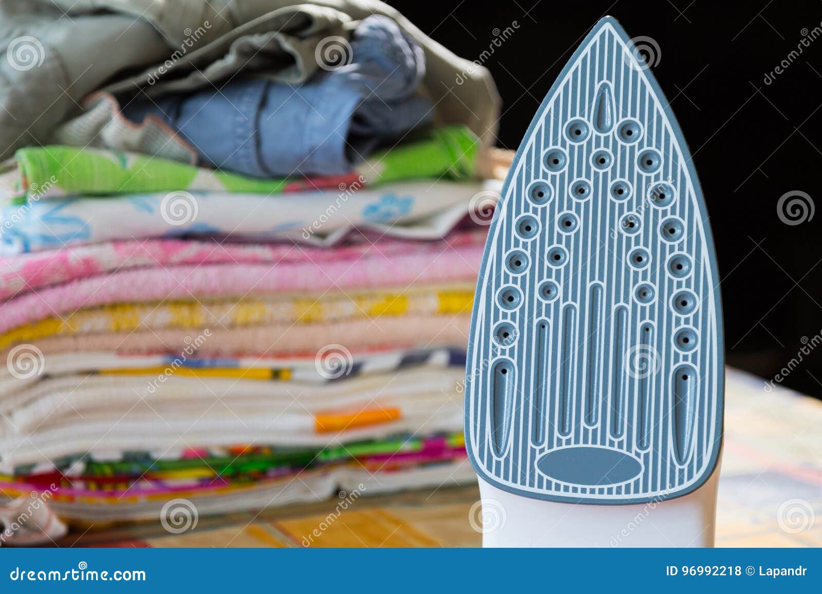 Electric Iron for Ironing. Ironing Room Stock Photo Image of clean, house 96992218