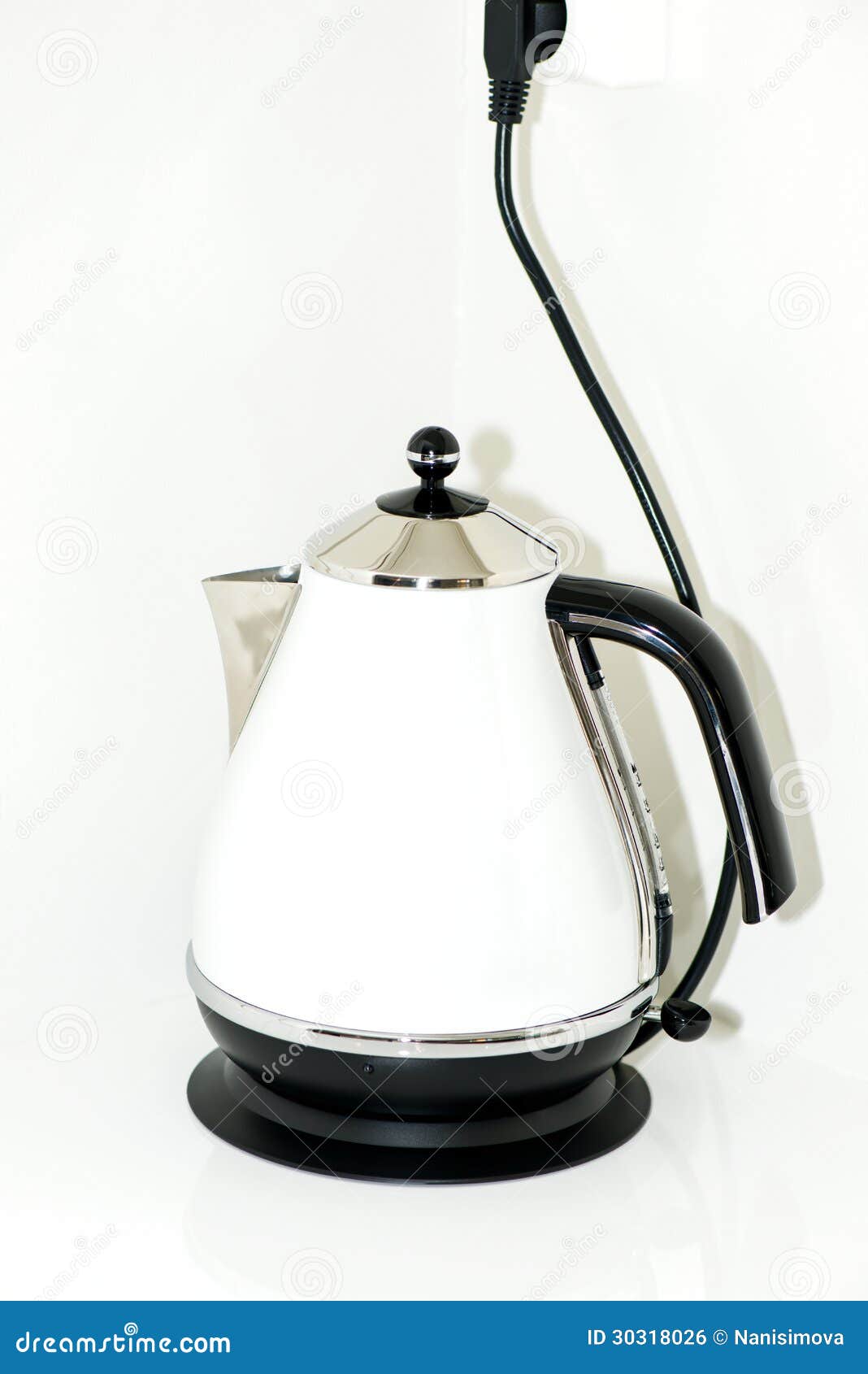 Electric kettle stock photo. Image of kettle, background 30318026