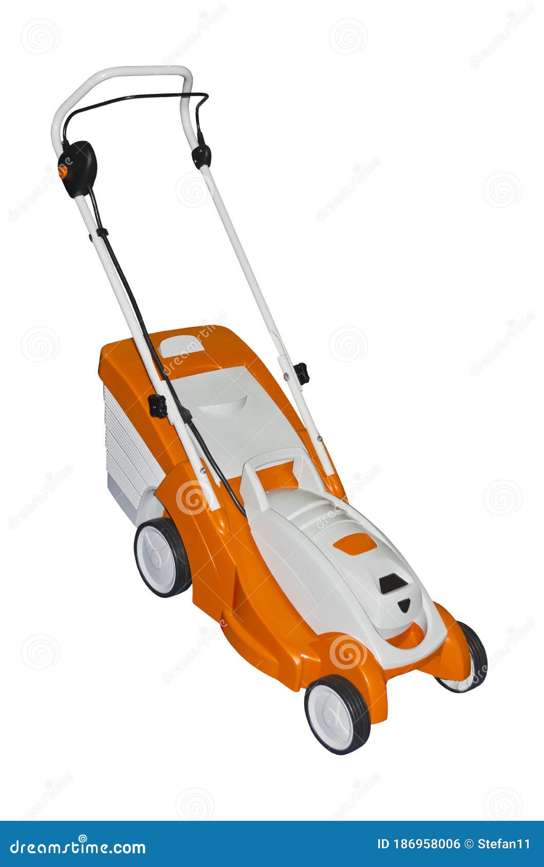 Electric Lawn Mower Machine To Cut a Grass Surface To an Even Height Stock Photo Image of